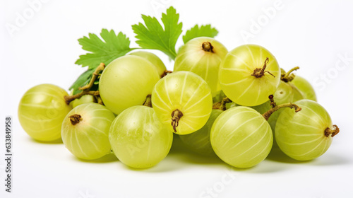 Gooseberry isolated on a white background.