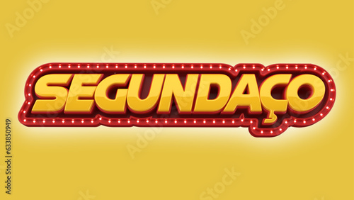 selo 3d ''segundaço''