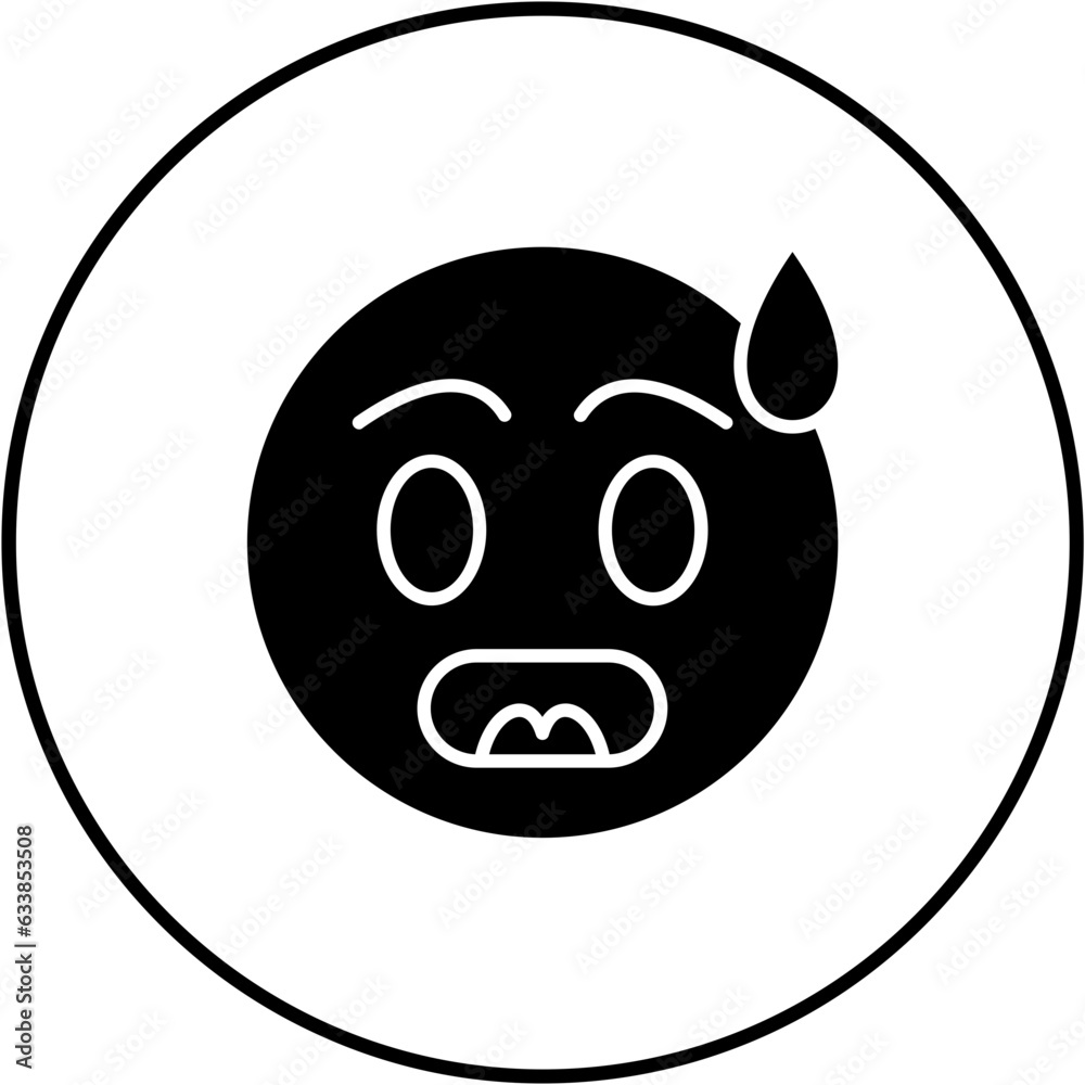 Fototapeta premium Surprised Icon