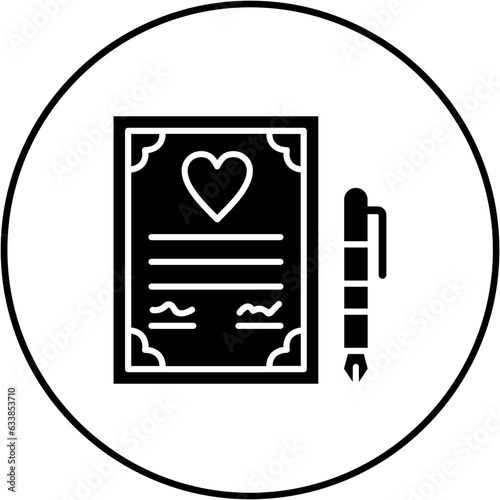 Wedding Contract Icon