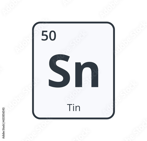 Tin Chemical Symbol. 