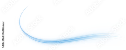 Luminous blue lines of speed. Light glowing effect . Abstract motion lines. White background isolated Light trail wave, fire path trace line, car lights, optic fiber and incandescence curve twirl.	
