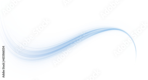 Luminous blue lines of speed. Light glowing effect . Abstract motion lines. White background isolated Light trail wave, fire path trace line, car lights, optic fiber and incandescence curve twirl.	
