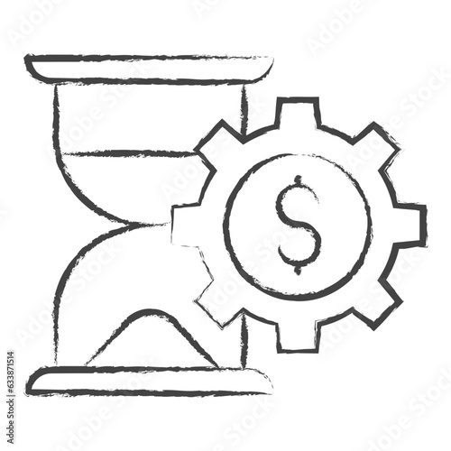 Hand drawn Product deadline illustration icon