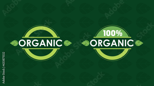 natural and organic logo in modern design. Natural logo for branding, corporate identity, packaging and business card. Leaves vegan Logo square design vector. Organic Natural Garden. Organic food logo
