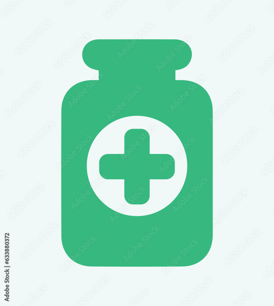 Obraz premium Remedy, treatment, cure, care, gout. Doctor, nurse. Hospital, clinic. Herbal, homeopathic, pharmacy, pharmaceutical. Drug, pills, capsule, vial, medicinal, syrup. Vector, icon, illustration