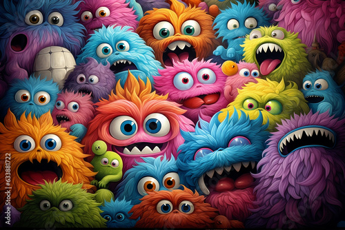 Enigmatic Multicolored Monster Mash © Ash