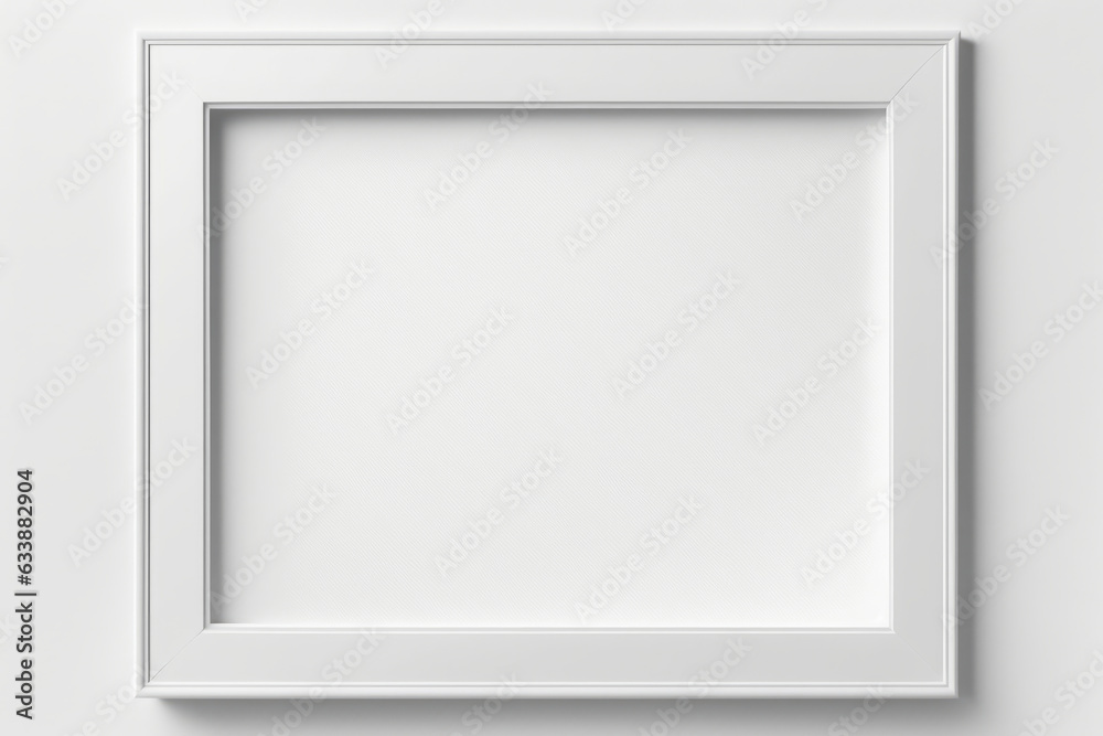 Decorative white frame on pink background, graphic mock up for art, generative AI Decorative white frame on pink background, graphic mock up for art, generative AI