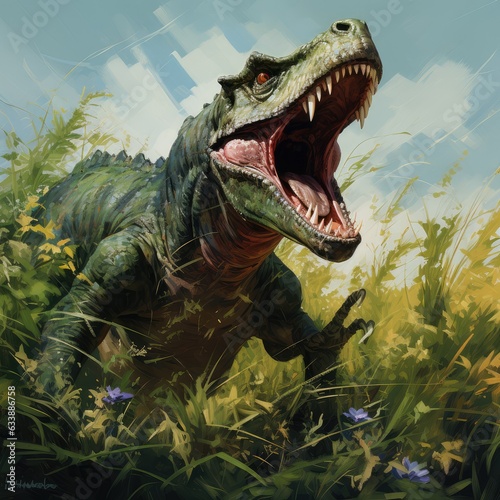 tyrannosaurus rex dinosaur © Helena
