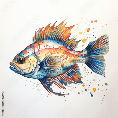 fish water color © Helena