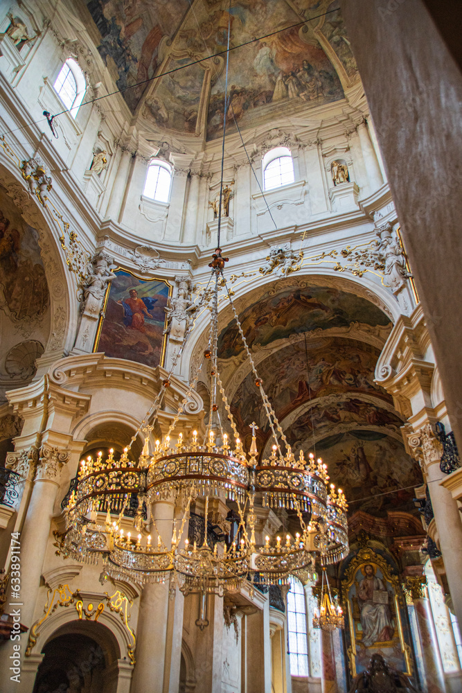 Naklejka premium interior of church