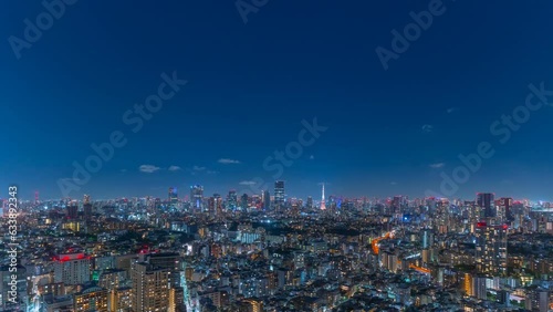 Wallpaper Mural 東京風景・夜景・夜・タイムラプス Torontodigital.ca