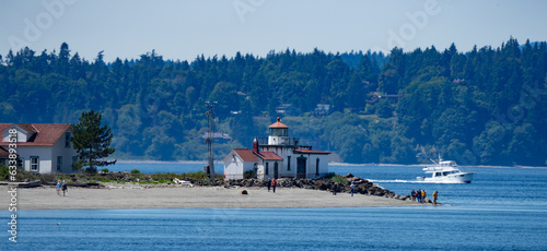 West Point Lighthouse in Discovery Park photo