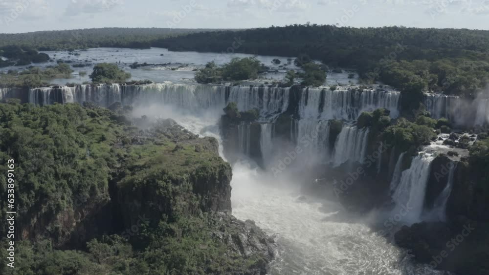 Belíssima imagem aérea das Cataratas do Iguaçu - PR