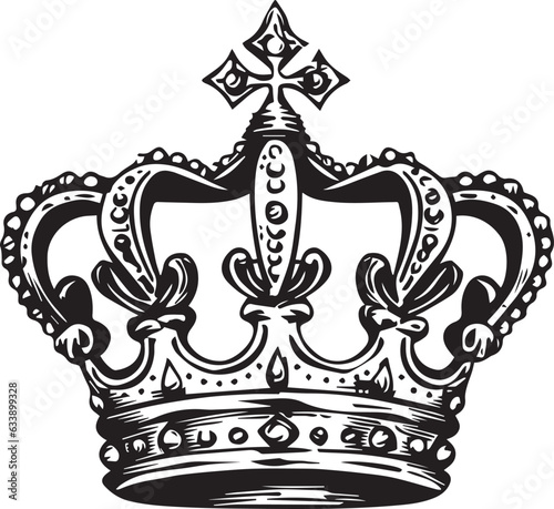 Crown Tiara Headband Queen King Prince Princess Cross
