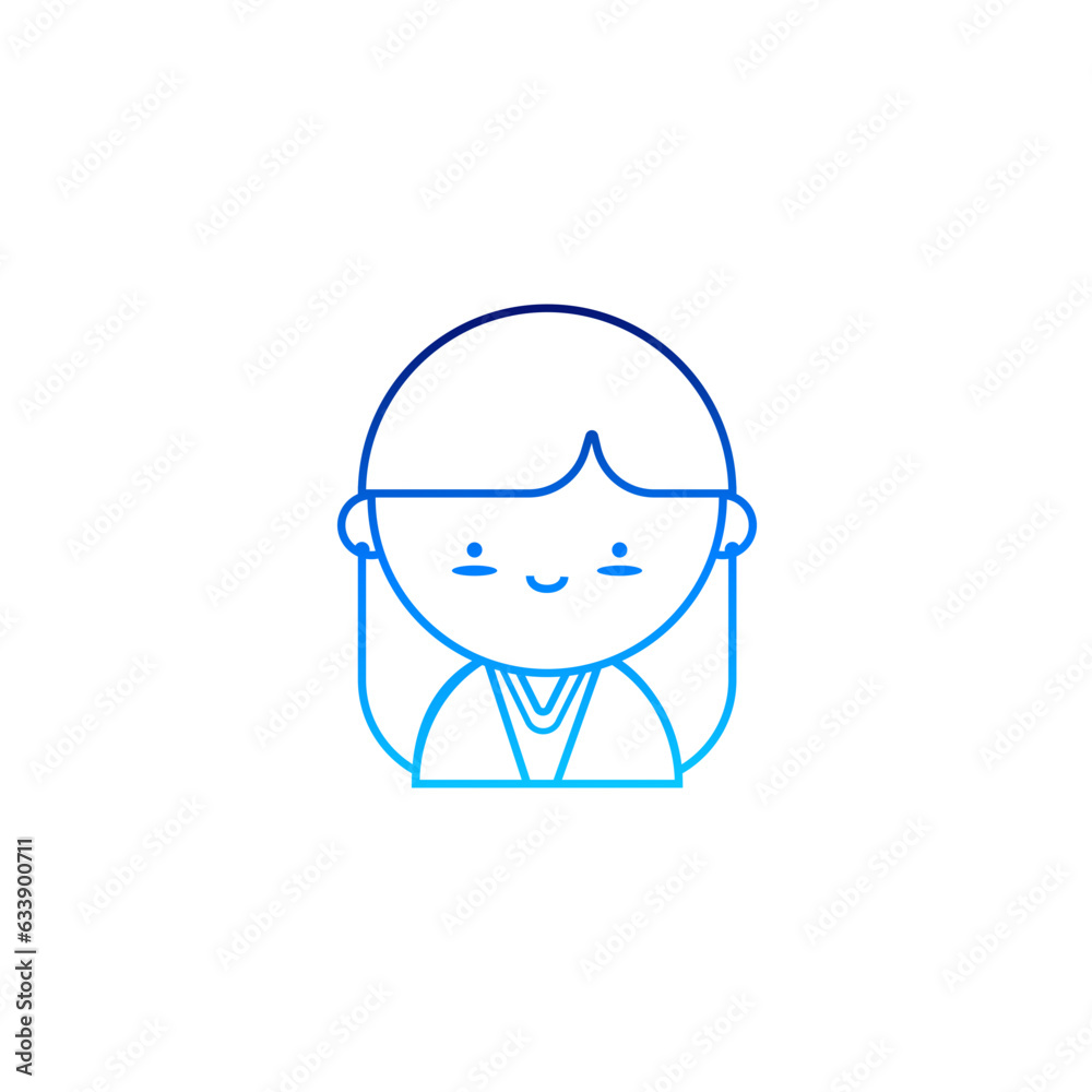 Gradient Cute Avatar Icon Gradient Cute Avatar Icon