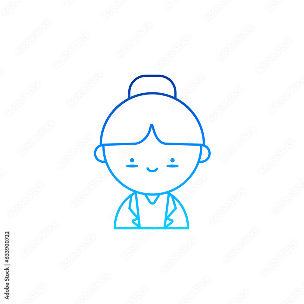 Gradient Cute Avatar Icon