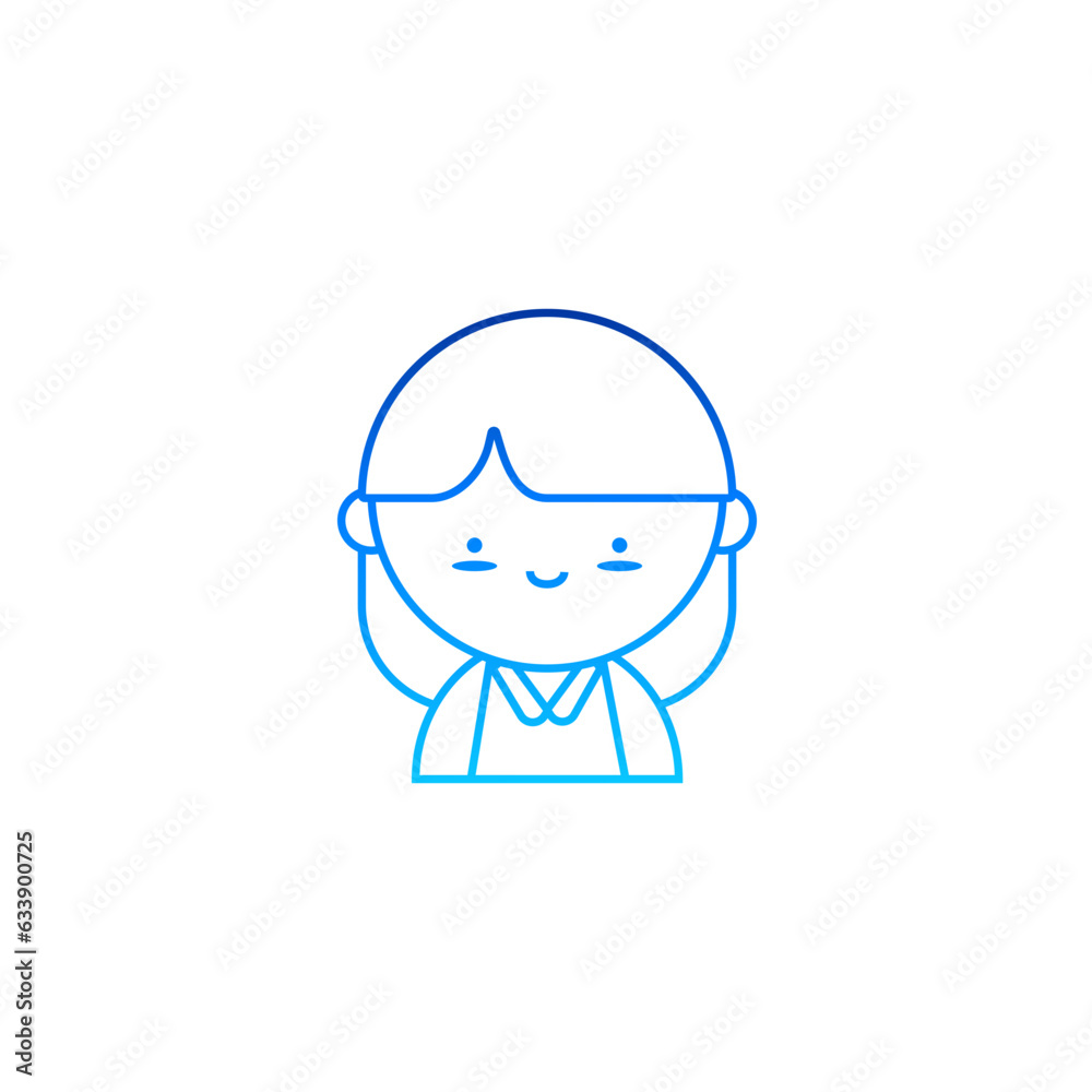 Gradient Cute Avatar Icon