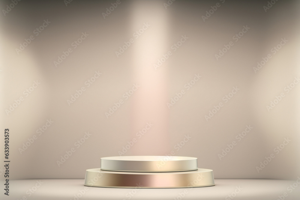 metallic minimalist podium background for product display metallic minimalist podium background for product display