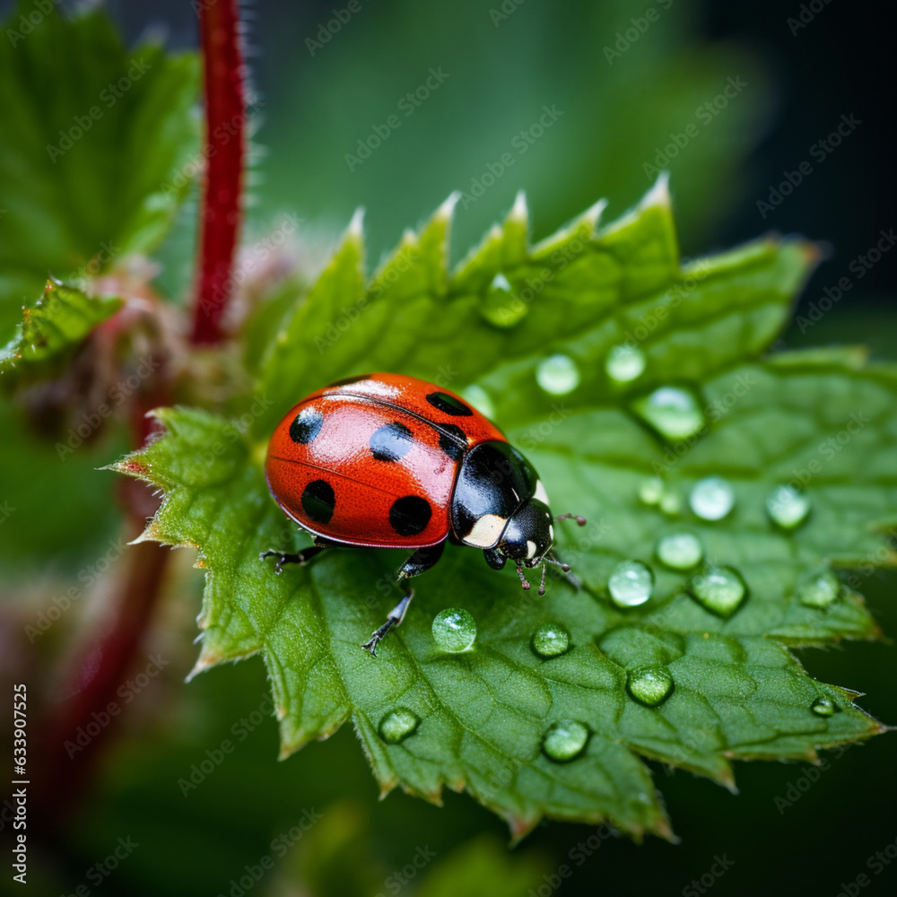 ladybird on a leaf