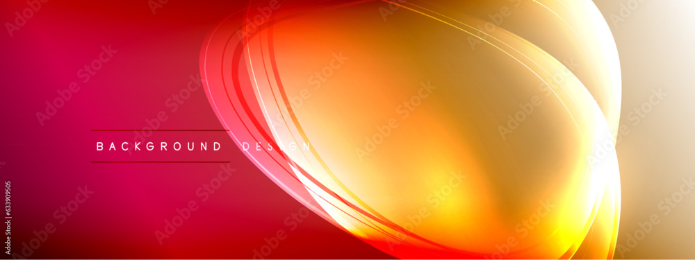 Vector abstract background - liquid transparent bubble shapes on fluid gradient with shadows and light effects Vector abstract background - liquid transparent bubble shapes on fluid gradient with shadows and light effects