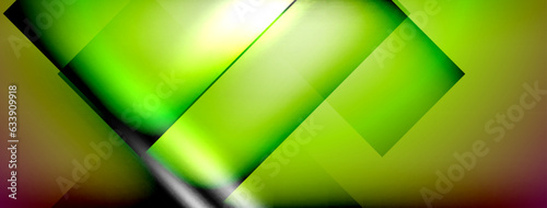 Light and shadow squares and lines abstract background
