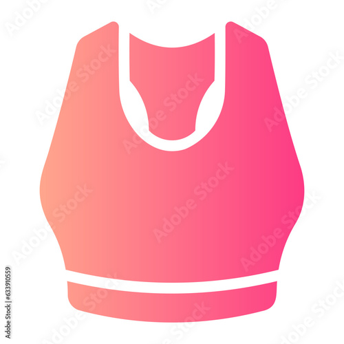 tank top Gradient icon