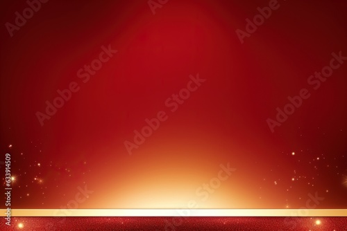 Red and gold elegant abstra...