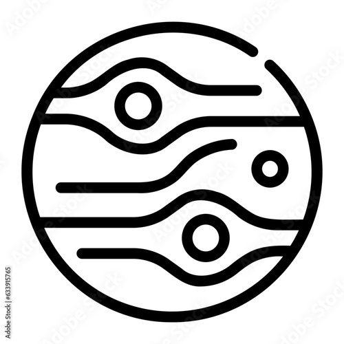 mars Line Icon