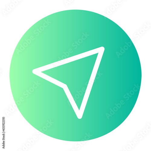 Free Download navigation gradient icon - GFXLoad