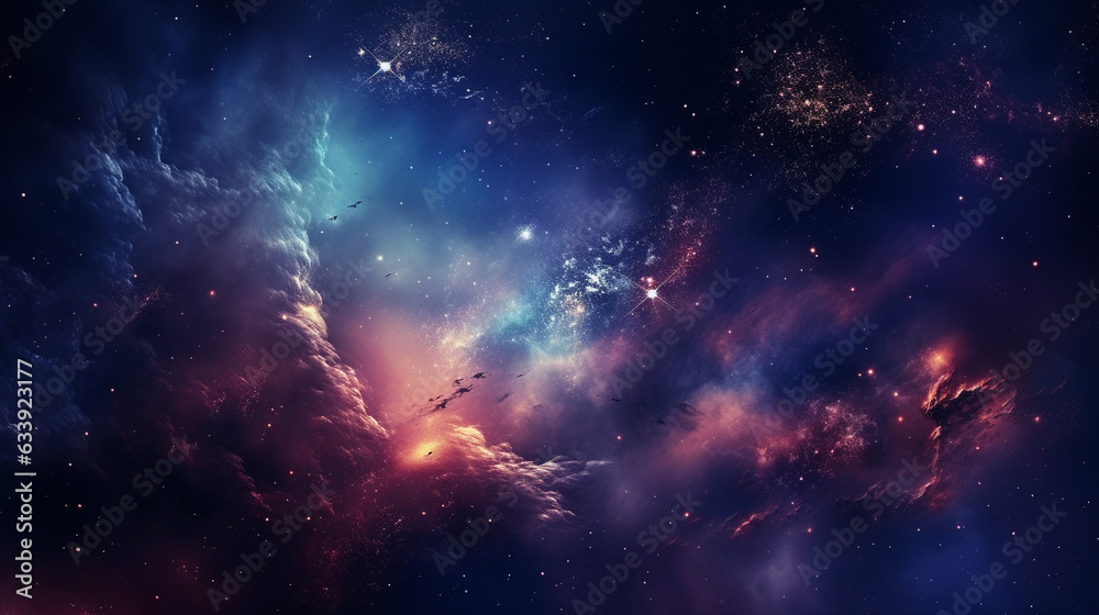 deep space galaxy in starry universe. science background. deep space galaxy in starry universe. science background.