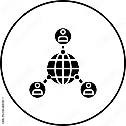 Global Network Icon photo