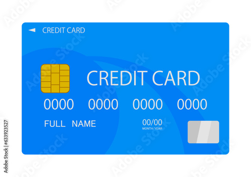 クレジットカードの表面