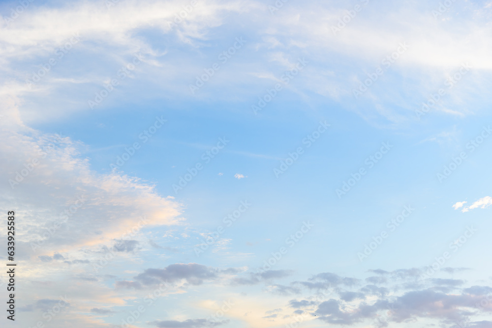 Sky background, blue sky with cloud