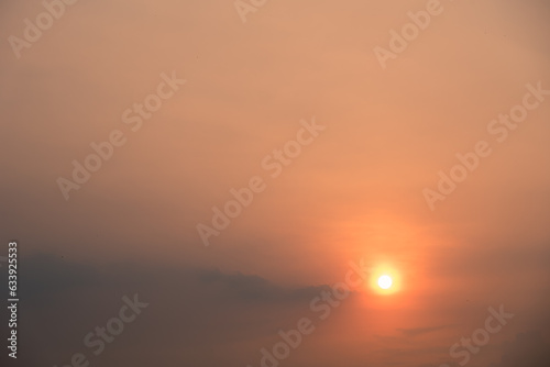 Sunset sky background