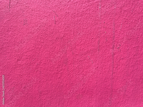 Bright pink blank wall texture background in Oaxaca, Mexico. 