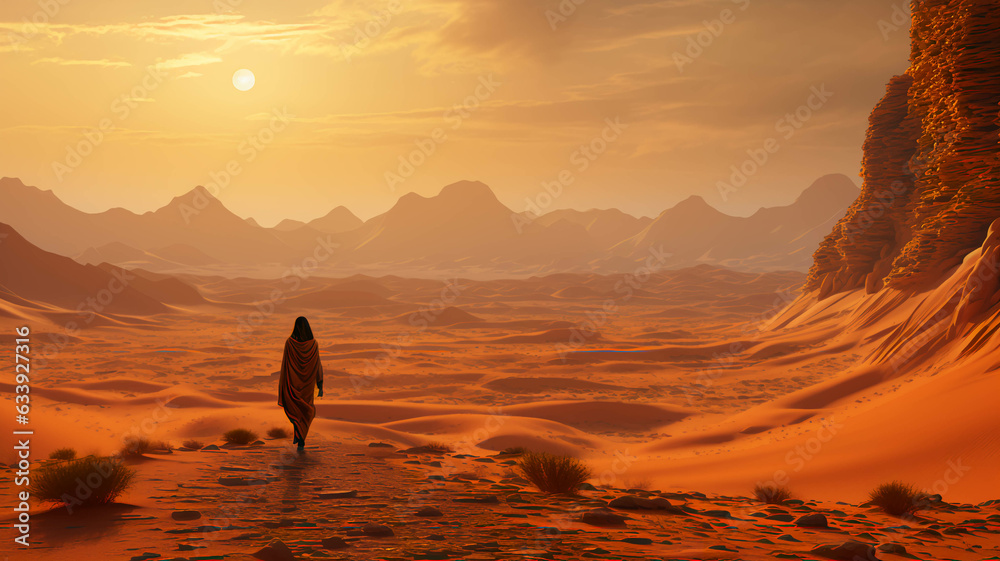 Desert Background Concept