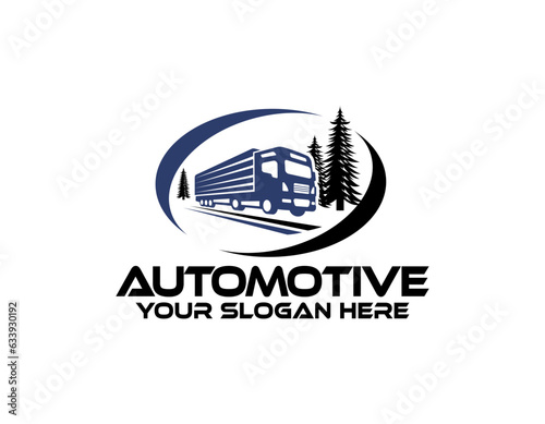 Trucking company logo.