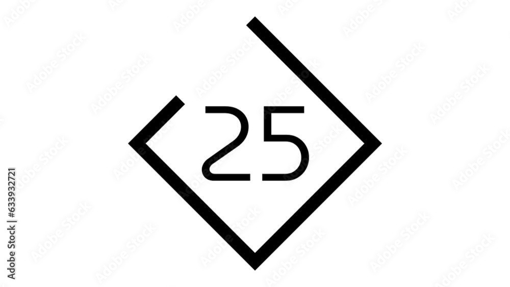 30 seconds countdown timer animation with elapsed diamond square effect in white background 30 seconds countdown timer animation with elapsed diamond square effect in white background