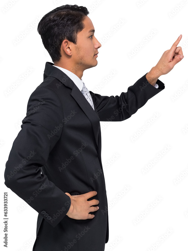 Digital png photo of biracial businessman on transparent background Digital png photo of biracial businessman on transparent background
