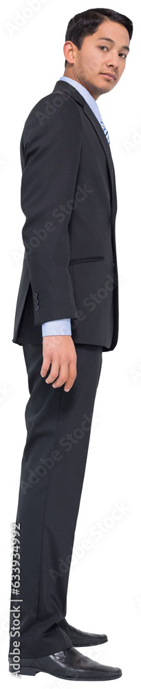 Digital png photo of biracial businessman on transparent background Digital png photo of biracial businessman on transparent background