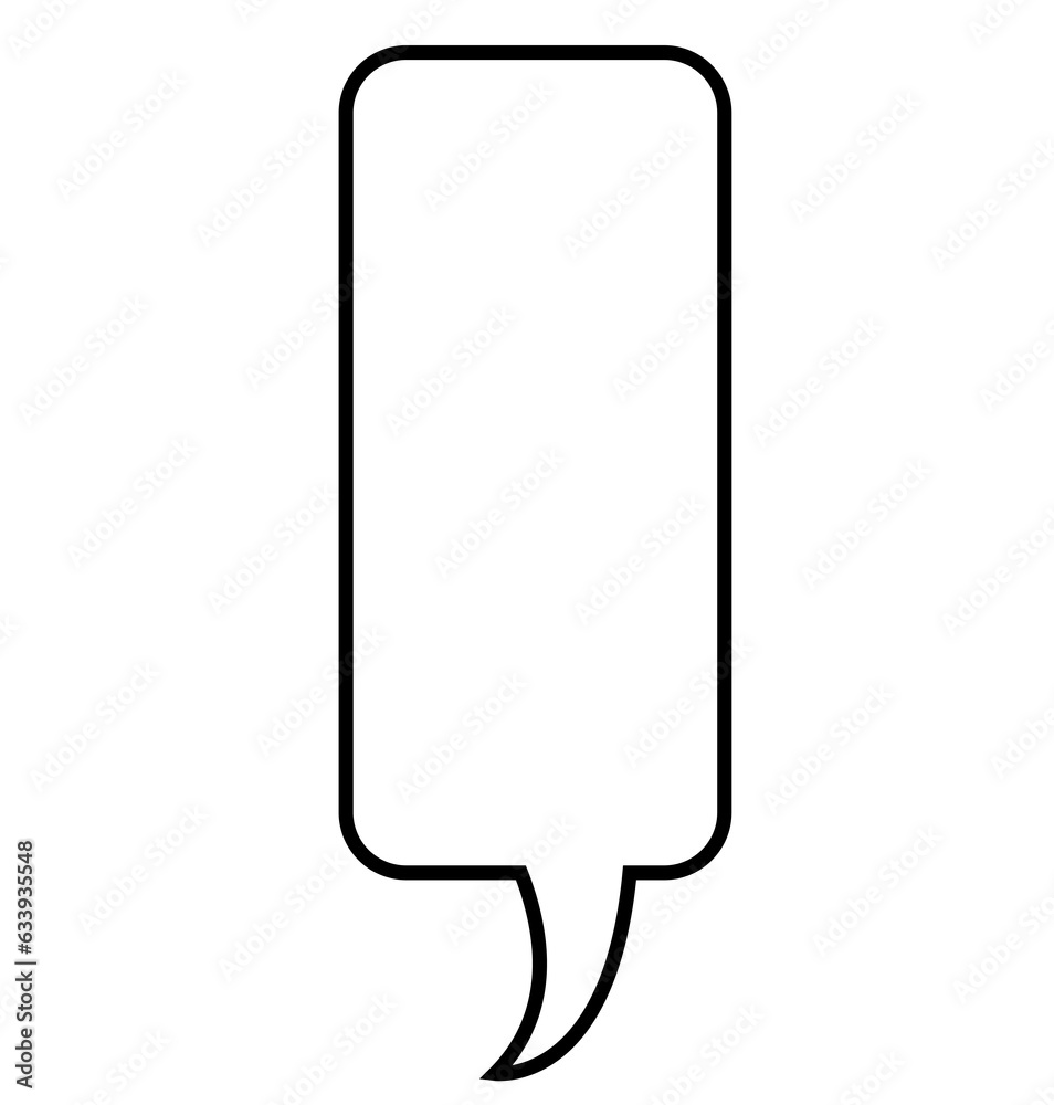 Digital png illustration of text bubble on transparent background Digital png illustration of text bubble on transparent background