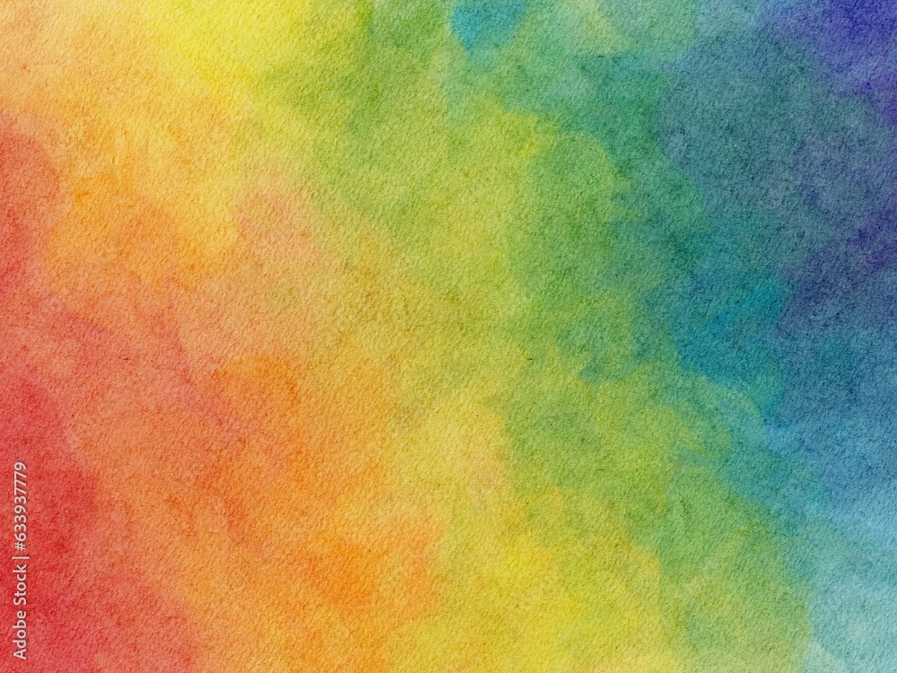 Fototapeta premium Abstract Rainbow Background Texture Watercolor 81