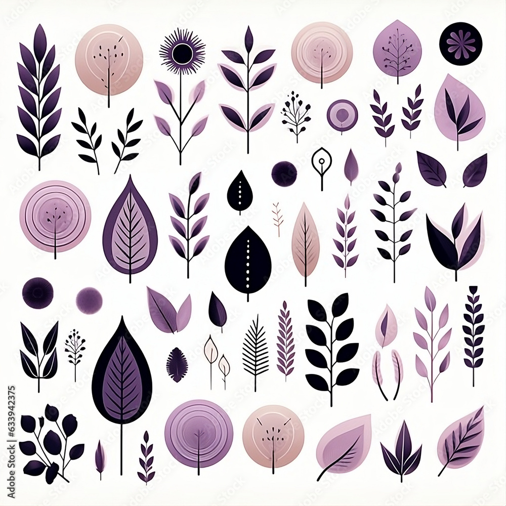 minimal flower pattern minimal flower pattern