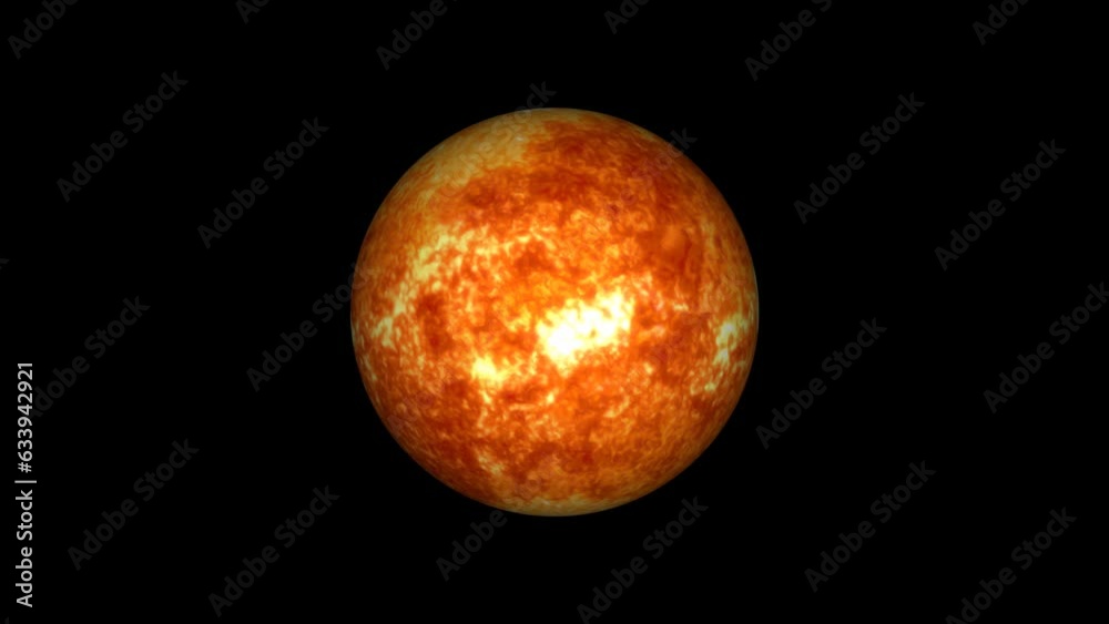 Sun planet animation and alpha channel Sun planet animation and alpha channel