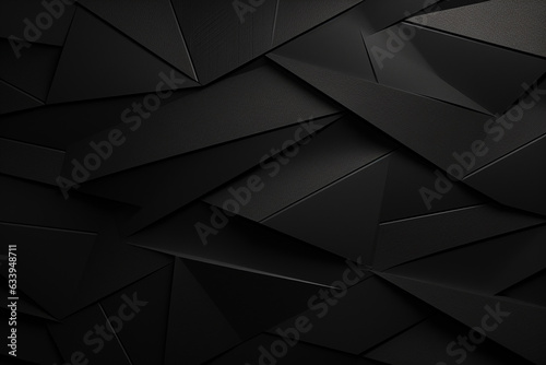 Black texture background for cosmetic presentation.Created with Generative AI technology.