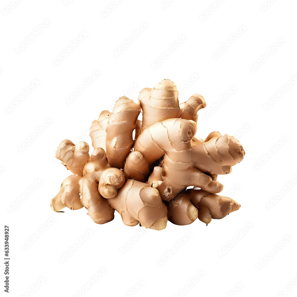 Fototapeta premium Fresh Yellow Ginger Vegetable