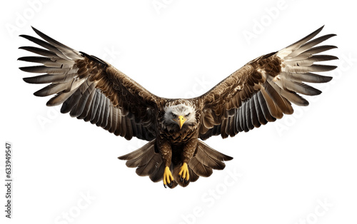 Eagle on Transparent Background. Generative AI ©  Creative_studio