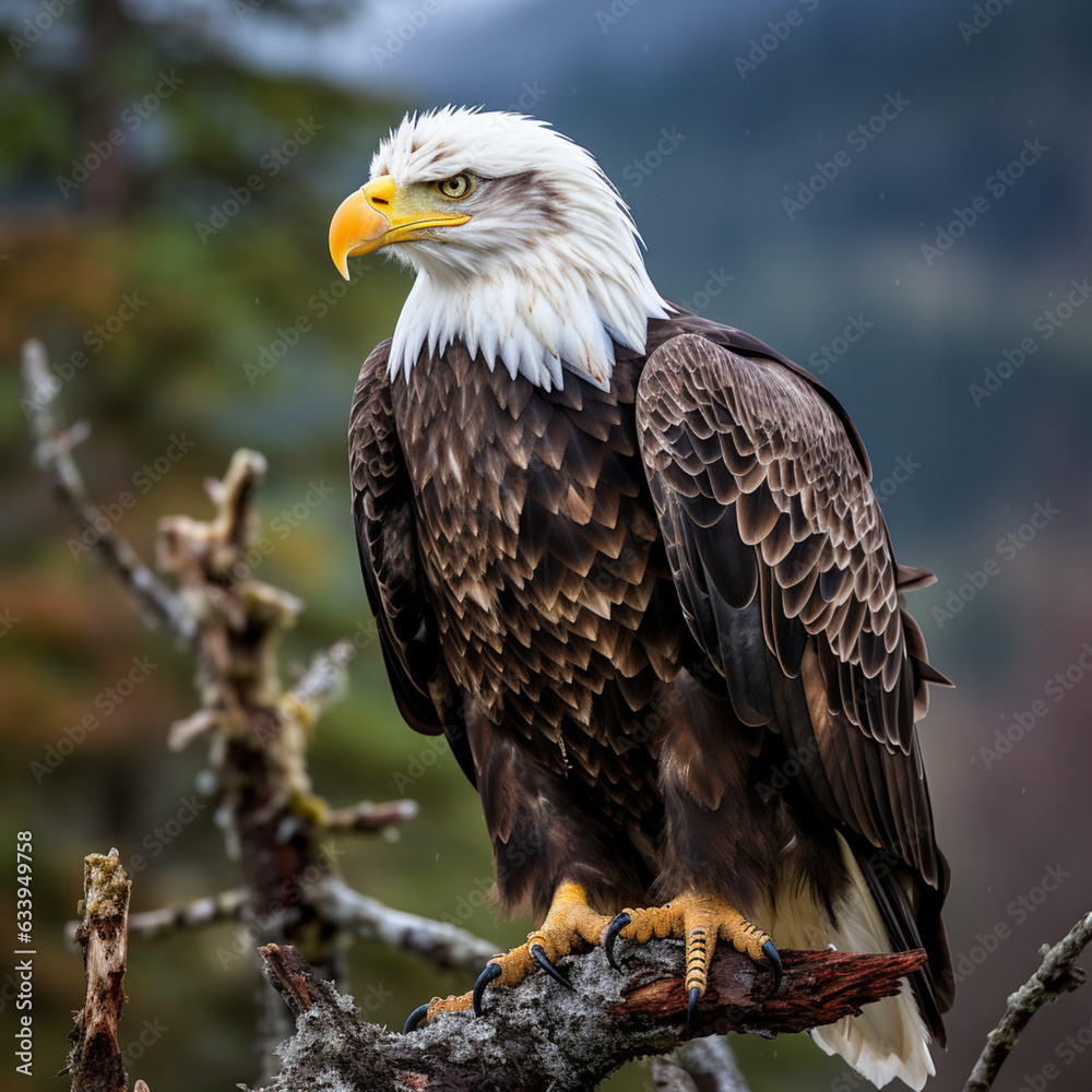 Fototapeta premium american bald eagle