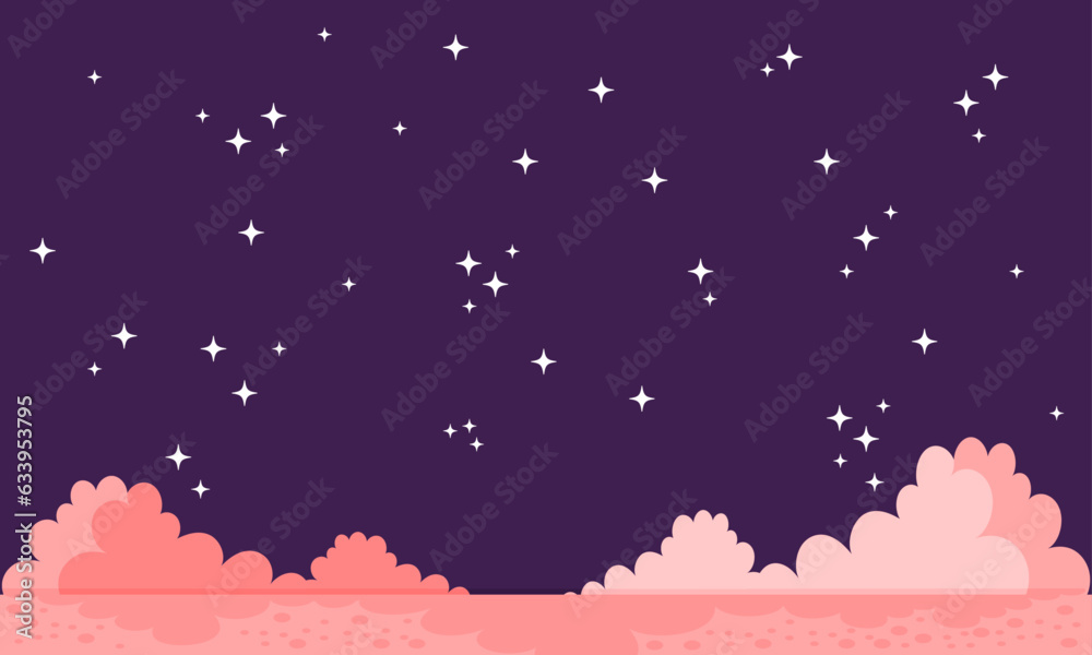 Vector flat design pixel art cloud illustration Vector flat design pixel art cloud illustration